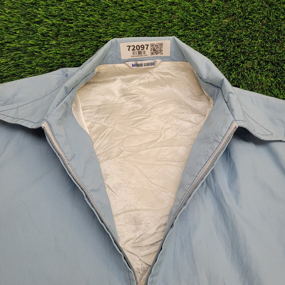 Vintage 90s MOD Jacket XL 23x28 Blue USA - Picture 3 of 11